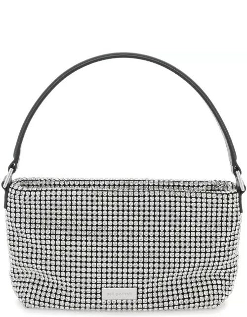 self-portrait Small Diamante Embellished Zipped Tote Bag