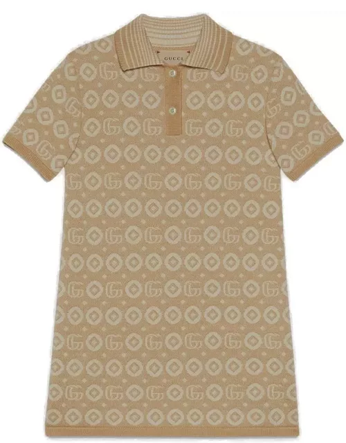 Gucci Monogram Short-sleeved Dres