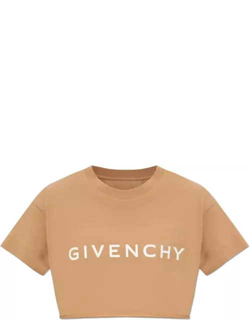 Givenchy Cropped T-shirt With Logo