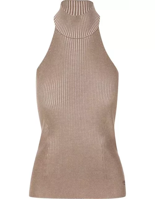 Fendi High-neck Knitted Top