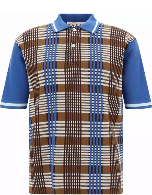 Marni Embroidered Cotton Polo Shirt