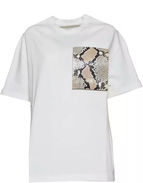 Jil Sander Snake Pocket Printed T-shirt