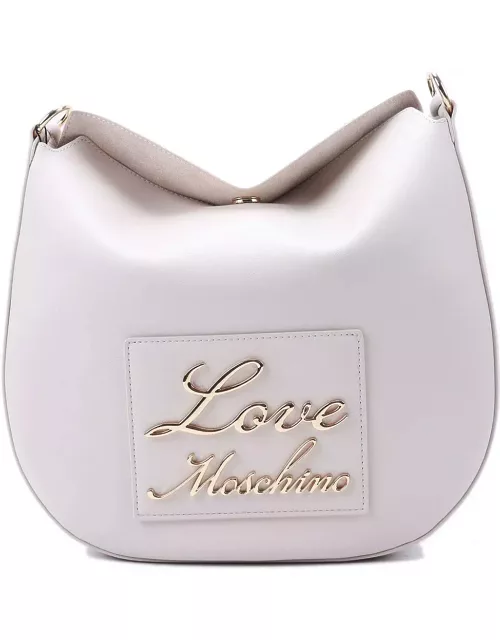 Moschino Logo-lettering Magnetic Fastened Shoulder Bag