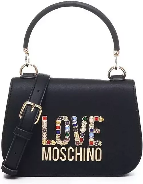 Moschino Logo-embellished Top Handle Bag
