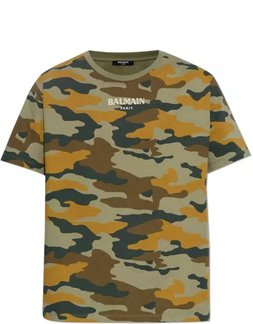 Balmain Camouflage Vintage T-shirt