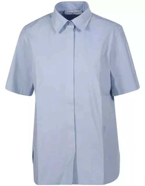 Max Mara Buttoned Short-sleeved Shirt
