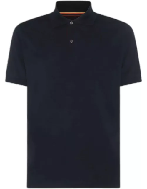 PS by Paul Smith Navy Blue Cotton Polo Shirt Polo Shirt