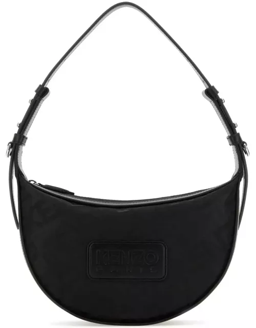 Black Fabric Kenzo 18 Shoulder Bag