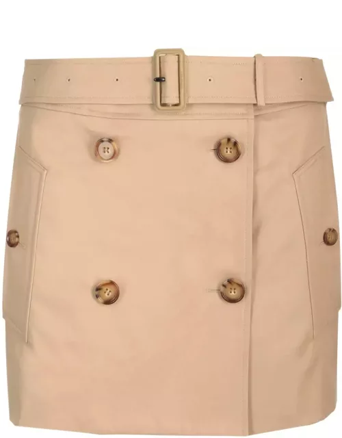 Burberry Trench-style Mini Skirt