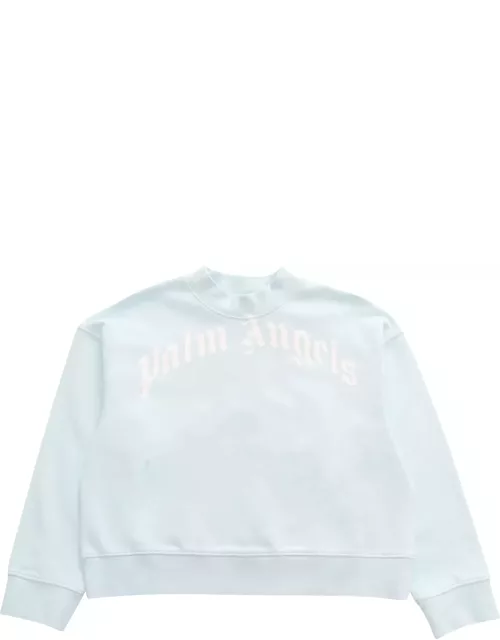 Palm Angels Curved Logo Sweatshirt