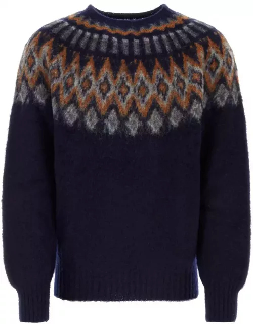 Howlin Dark Blue Wool Futurefantasy Sweater