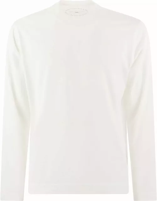 Fedeli Long-sleeved Cotton T-shirt