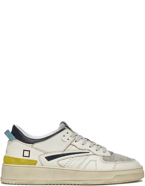 D.A.T.E. Torneo Mens Leather Sneaker