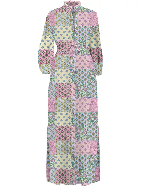 MC2 Saint Barth Long Multicolored Long-sleeved Dres