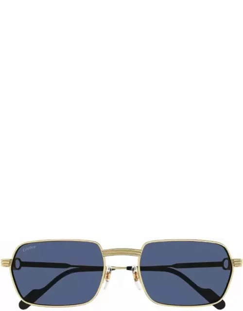 Cartier Eyewear Ct 0463 - Gold Sunglasse