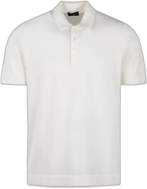 Drumohr Cotton Knit Polo Shirt