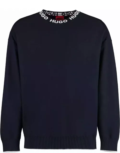 Hugo Boss Cotton Crew-neck Sweater