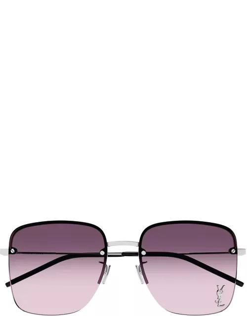 Saint Laurent Eyewear Sl 312 M Silver Sunglasse