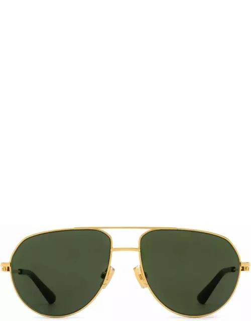 Bottega Veneta Eyewear Bv1302s Gold Sunglasse