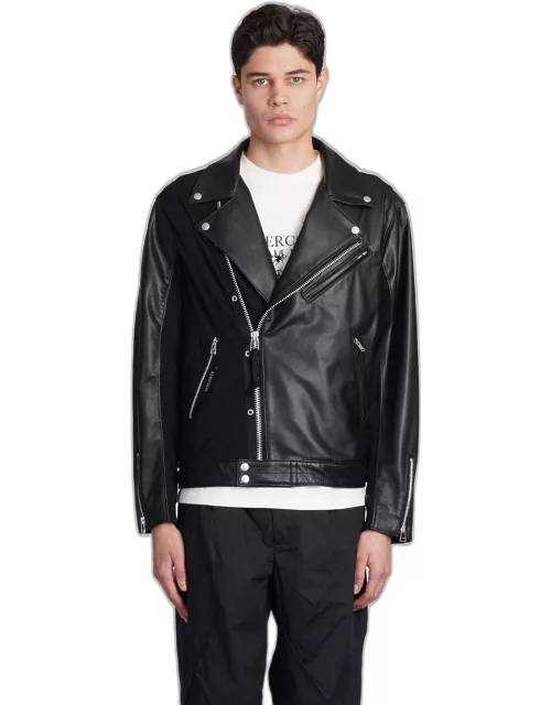 Undercover Jun Takahashi Biker Jacket In Black Leather