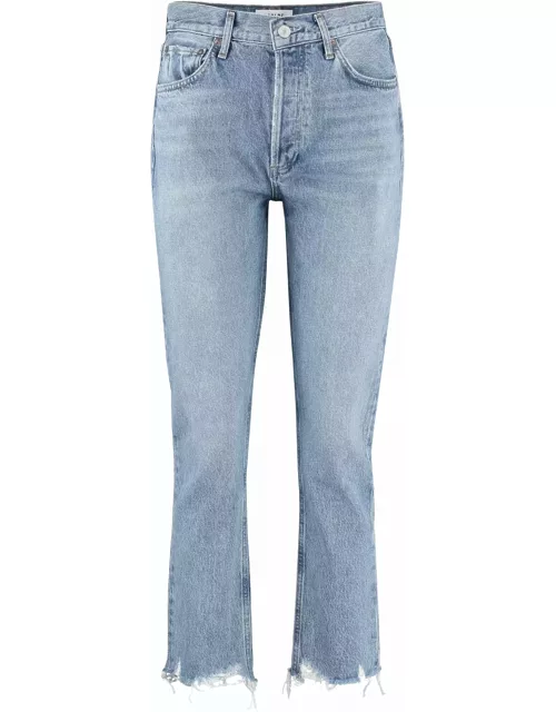 AGOLDE Riley Cropped Straight Leg Jean