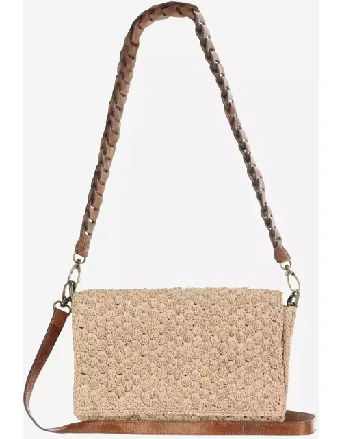 Ibeliv Sonia Bag In Raffia And Leather