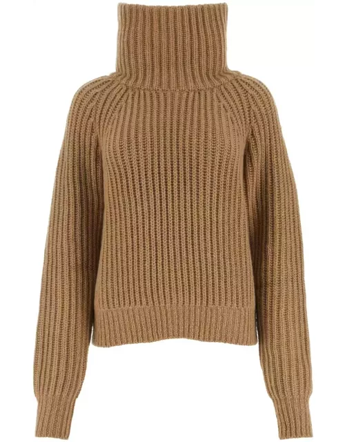 Khaite Camel Cashmere Sweater