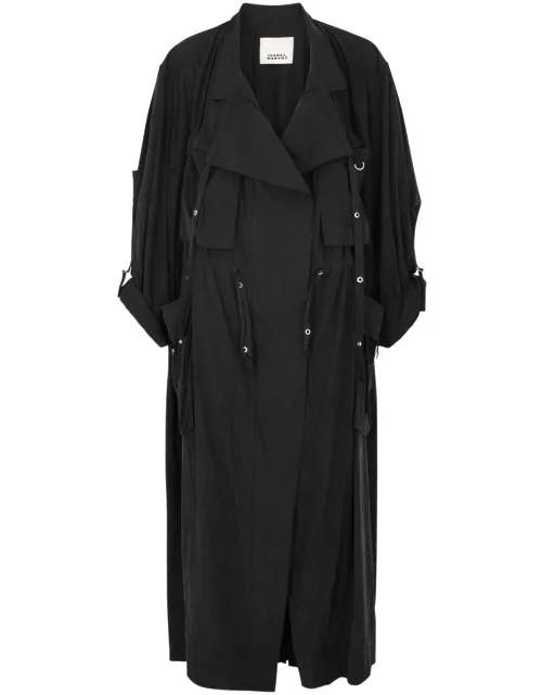 Isabel Marant Garance Trench Coat - Black - 38 (UK10 / S)