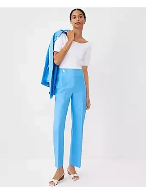 Ann Taylor The Pencil Sailor Pant in Linen Twil