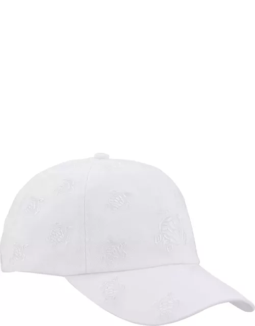 Embroidered Cap Ronde Des Tortues  All Over - Caps - Castile - White