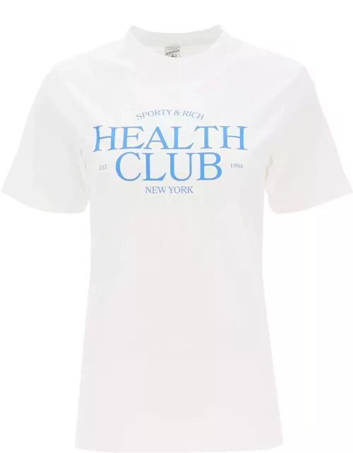 SPORTY RICH 'sr health club' t-shirt