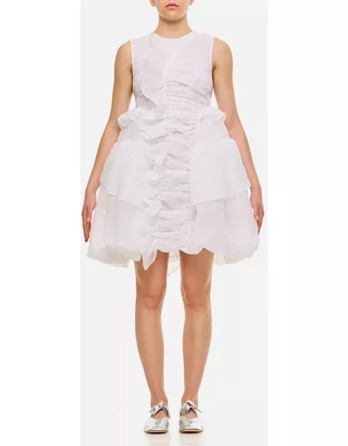 Cecilie Bahnsen Giselle Short Dress White