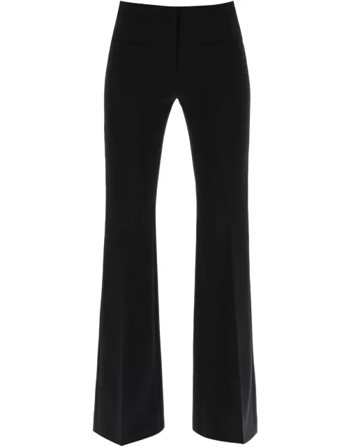 COURREGES tailored bootcut pants in technical jersey