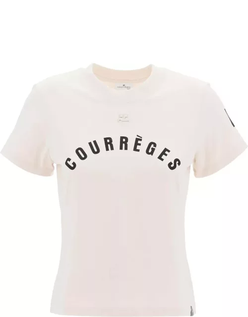 COURREGES "ac straight t-shirt with print