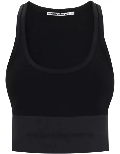 ALEXANDER WANG "sport bra with branded band"