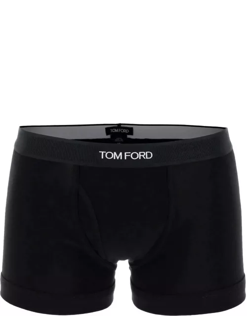 TOM FORD cotton boxer briefs with logo band