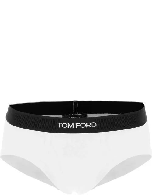 TOM FORD logo band slip underwear with elastic