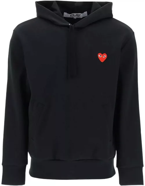 COMME DES GARCONS PLAY technical jersey hoodie