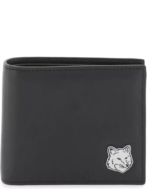 MAISON KITSUNE fox head bi-fold wallet