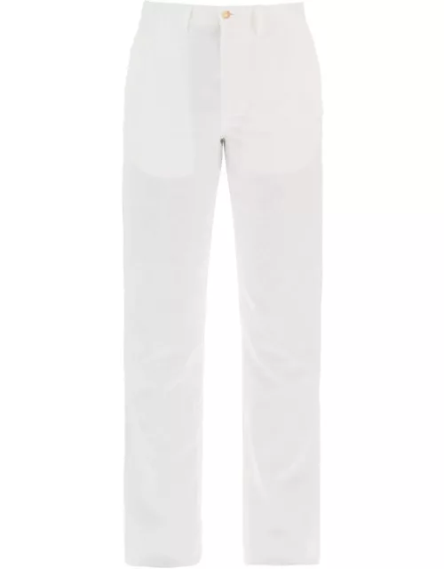 POLO RALPH LAUREN lightweight linen and cotton trouser