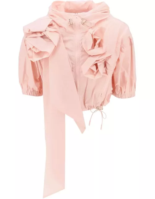 SIMONE ROCHA "cropped jacket with rose detailing"