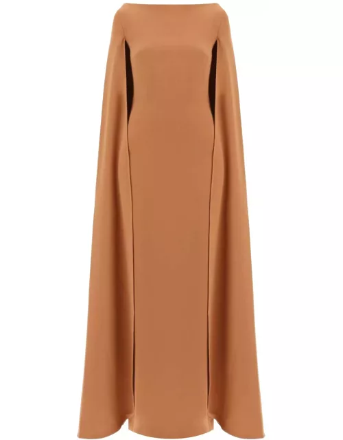 SOLACE LONDON maxi dress sadie with cape sleeve