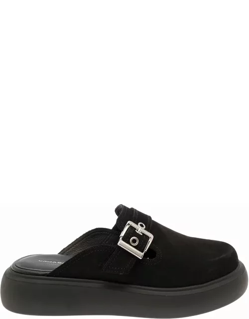 Vagabond blenda Mules With A Buckle In Leather Woman