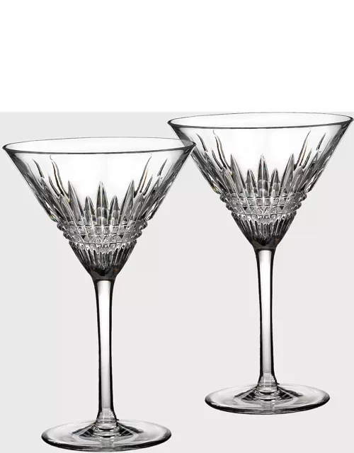 Lismore Diamond Martini Glasses, Set of