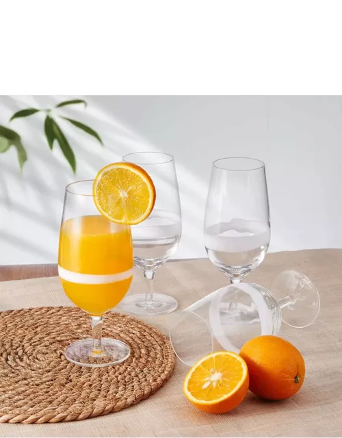 Organic Band Juice Glasses - Set of