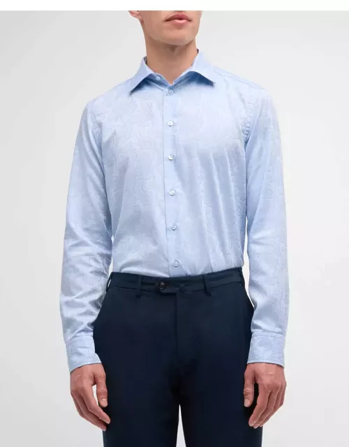 Men's Tonal Jacquard Dress Shirt