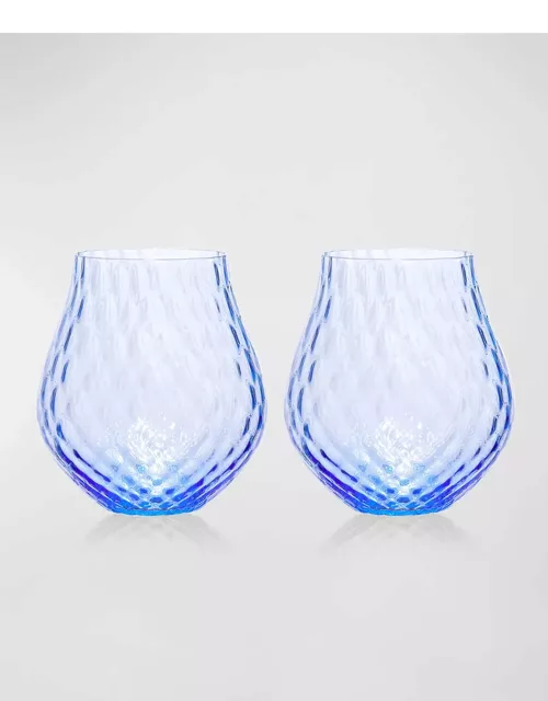 Phoebe Stemless Wine Glasses, Set of