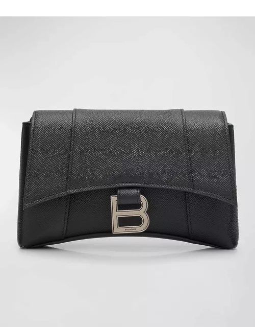 Men's Downtown B-Logo Leather Crossbody Bag