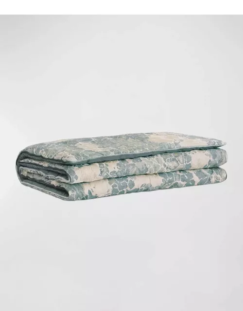Alaia Mist Queen Bed Scarf