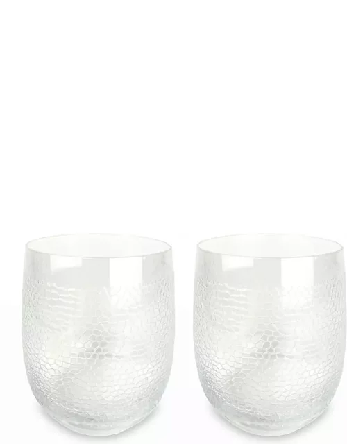 Panthera Clear Double Old-Fashioned Glasses, Set of